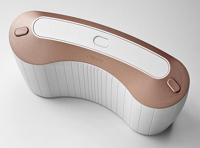 Working with SABIC and PTA Plastics, eNeura selected SABIC’s LEXAN™ polycarbonate (PC) copolymer for the housing of the sTMS mini®, a physician-prescribed, portable delivery system for single-pulse, transcranial magnetic stimulation for the treatment of migraines. This healthcare-grade material met the company’s stringent requirements for biocompatibility, resistance to impact and household chemicals, light weight for easy handling, and the ability to be precisely color matched.  
