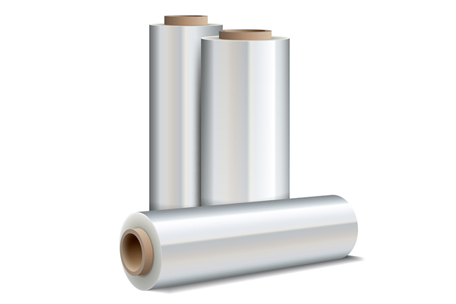SABIC’s Roll of wrapping plastic stretch film