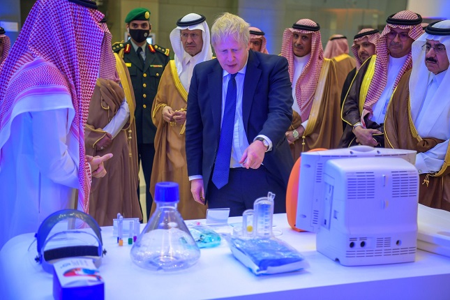 United Kingdom Prime Minister Tour to SABIC as Part of Official Visit to Saudi Arabia