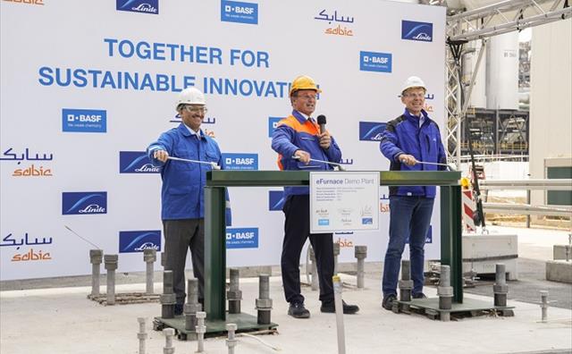 BASF, SABIC and Linde start construction of the world’s first large-scale electrically heated steam cracker furnaces BASF, SABIC and Linde start construction of the world’s first large-scale electrically heated steam cracker furnaces