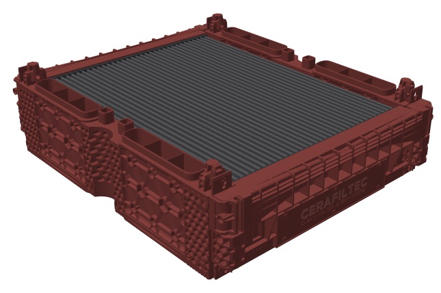 CERAFILTEC Filtration module red
