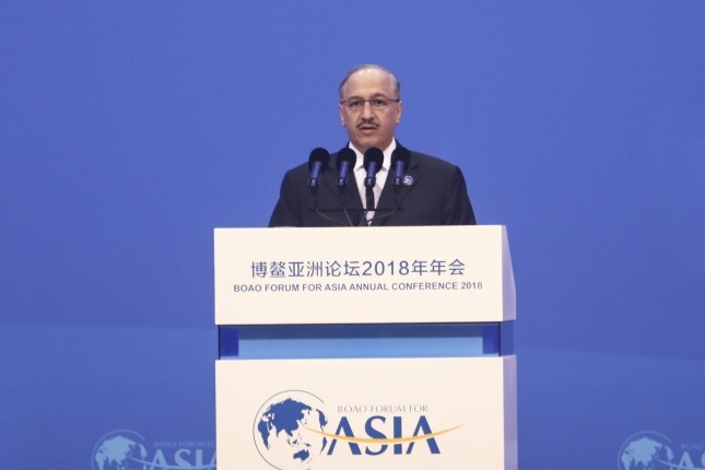SABIC, Vice Chairman and CEO, Mr. Yousef Al-Benyan speaks as the only corporate representative at the Boao Forum for Asia Annual Conference 2018