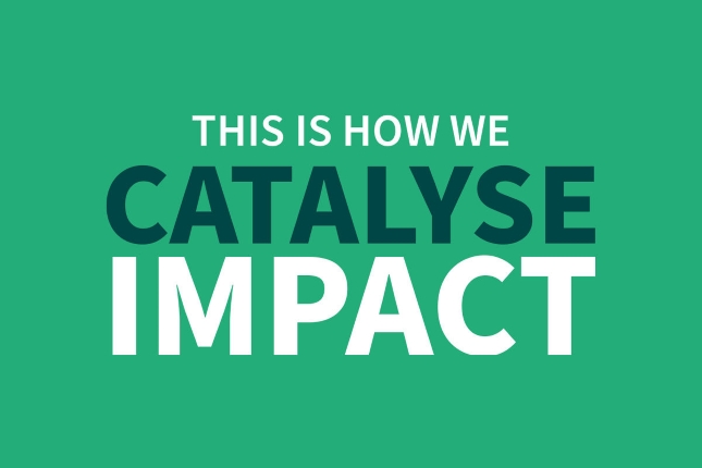 Catalyzing impact