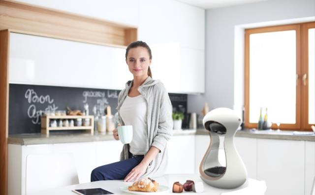 Coffee maker on kitchen table