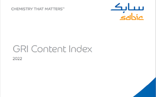 SABIC GRI Table 2022 - PDF