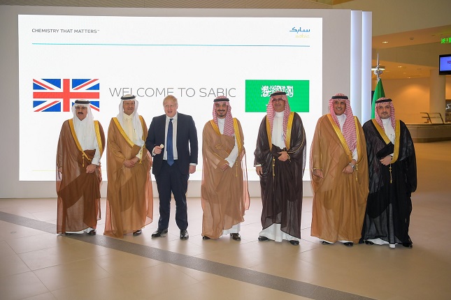 20220317- United Kingdom Prime Minister Tour to SABIC as Part of Official Visit to Saudi Arabia2